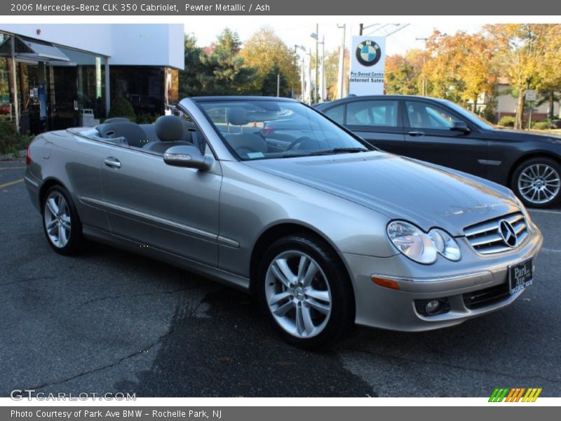 Pewter Metallic / Ash 2006 Mercedes-Benz CLK 350 Cabriolet