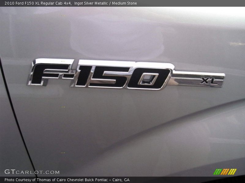 Ingot Silver Metallic / Medium Stone 2010 Ford F150 XL Regular Cab 4x4
