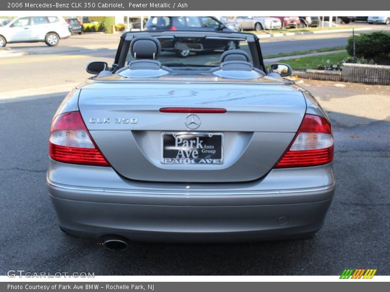 Pewter Metallic / Ash 2006 Mercedes-Benz CLK 350 Cabriolet