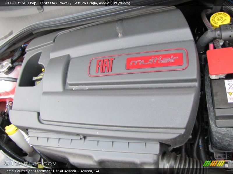  2012 500 Pop Engine - 1.4 Liter SOHC 16-Valve MultiAir 4 Cylinder