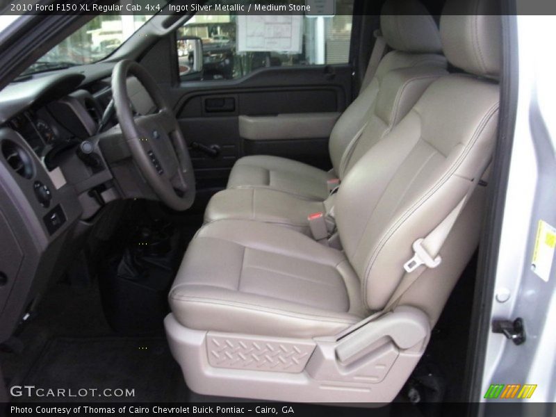  2010 F150 XL Regular Cab 4x4 Medium Stone Interior