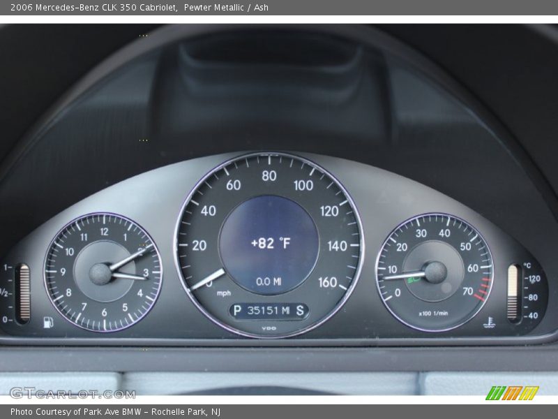  2006 CLK 350 Cabriolet 350 Cabriolet Gauges
