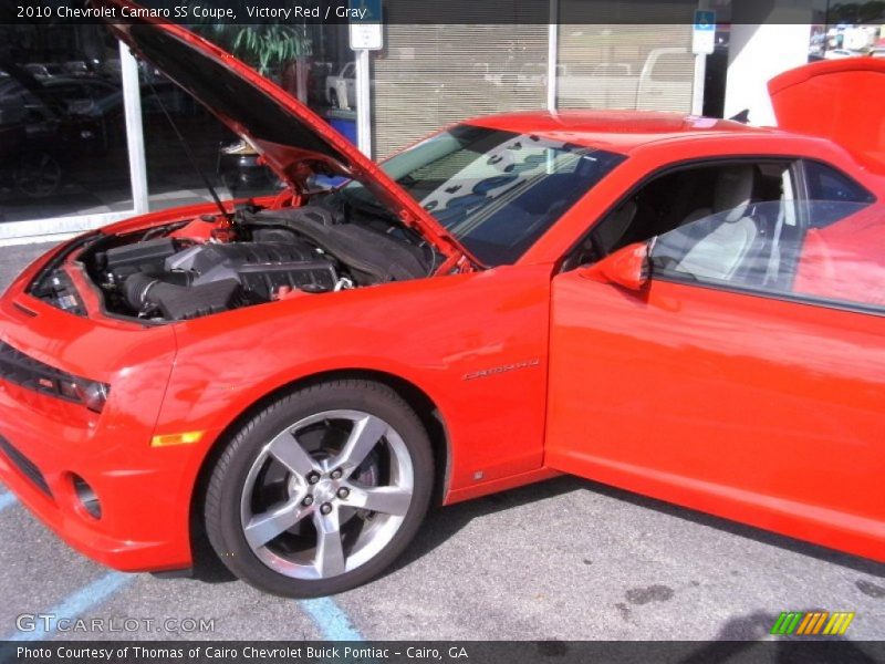 Victory Red / Gray 2010 Chevrolet Camaro SS Coupe