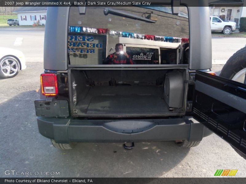 Black / Dark Slate Gray/Medium Slate Gray 2007 Jeep Wrangler Unlimited X 4x4