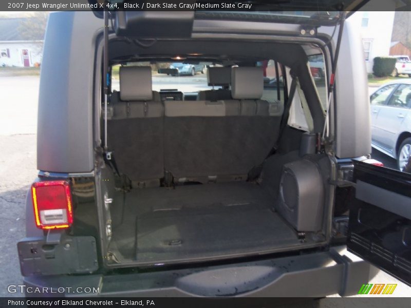 Black / Dark Slate Gray/Medium Slate Gray 2007 Jeep Wrangler Unlimited X 4x4