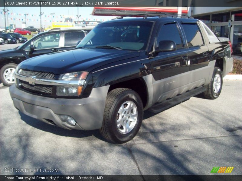 Black / Dark Charcoal 2003 Chevrolet Avalanche 1500 Z71 4x4