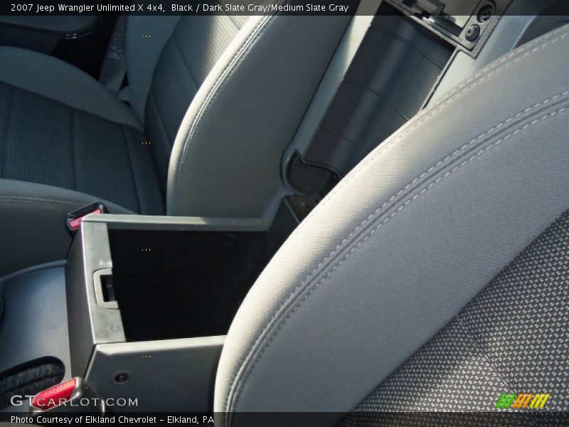 Black / Dark Slate Gray/Medium Slate Gray 2007 Jeep Wrangler Unlimited X 4x4