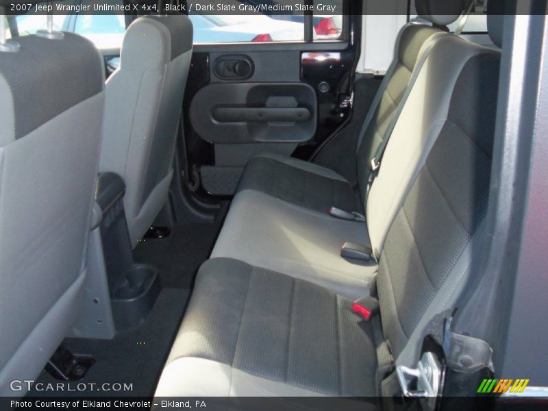 Black / Dark Slate Gray/Medium Slate Gray 2007 Jeep Wrangler Unlimited X 4x4