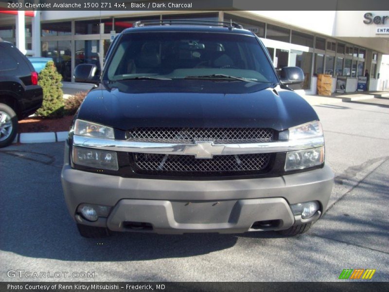 Black / Dark Charcoal 2003 Chevrolet Avalanche 1500 Z71 4x4