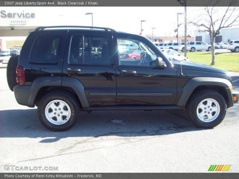 Black Clearcoat / Khaki 2007 Jeep Liberty Sport 4x4