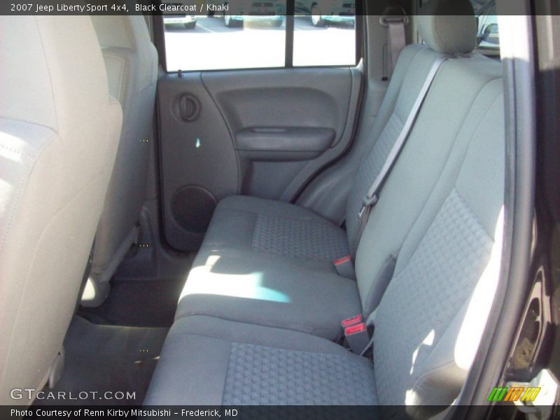 Black Clearcoat / Khaki 2007 Jeep Liberty Sport 4x4