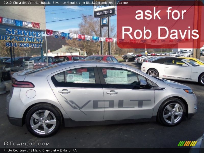Silver Ice Metallic / Jet Black/Ceramic White Accents 2012 Chevrolet Volt Hatchback