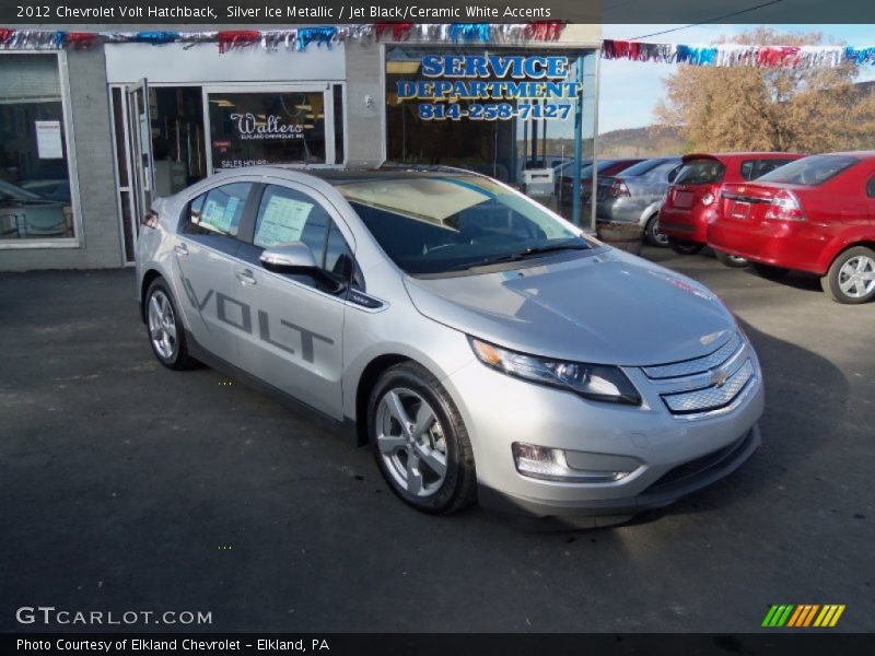 Silver Ice Metallic / Jet Black/Ceramic White Accents 2012 Chevrolet Volt Hatchback