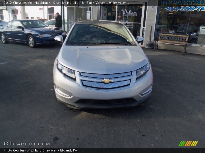 Silver Ice Metallic / Jet Black/Ceramic White Accents 2012 Chevrolet Volt Hatchback
