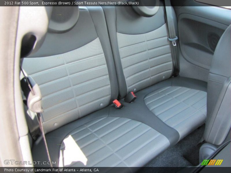 Espresso (Brown) / Sport Tessuto Nero/Nero (Black/Black) 2012 Fiat 500 Sport
