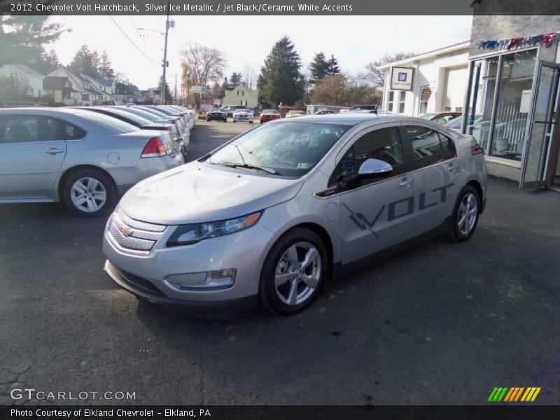 Silver Ice Metallic / Jet Black/Ceramic White Accents 2012 Chevrolet Volt Hatchback