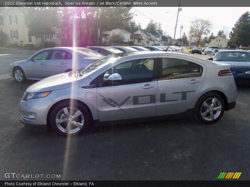 Silver Ice Metallic / Jet Black/Ceramic White Accents 2012 Chevrolet Volt Hatchback