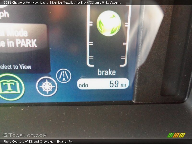 Silver Ice Metallic / Jet Black/Ceramic White Accents 2012 Chevrolet Volt Hatchback
