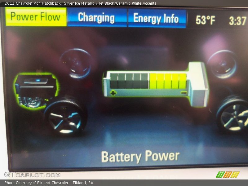Silver Ice Metallic / Jet Black/Ceramic White Accents 2012 Chevrolet Volt Hatchback