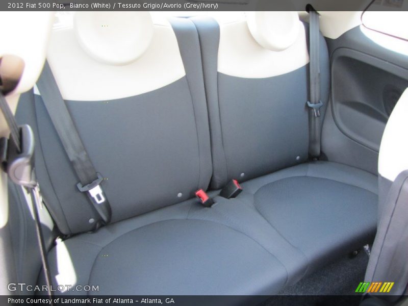  2012 500 Pop Tessuto Grigio/Avorio (Grey/Ivory) Interior