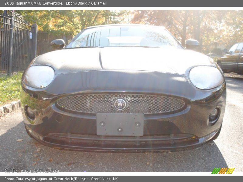 Ebony Black / Caramel 2009 Jaguar XK XK8 Convertible