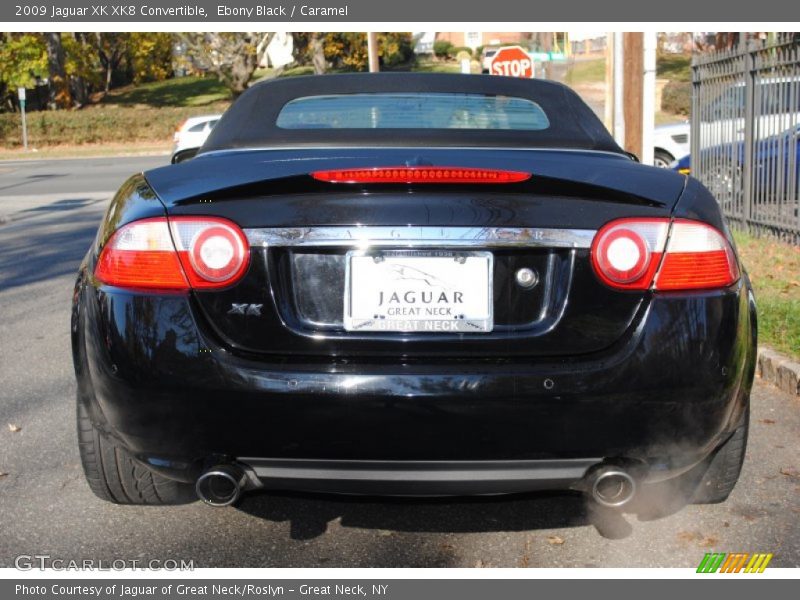 Ebony Black / Caramel 2009 Jaguar XK XK8 Convertible