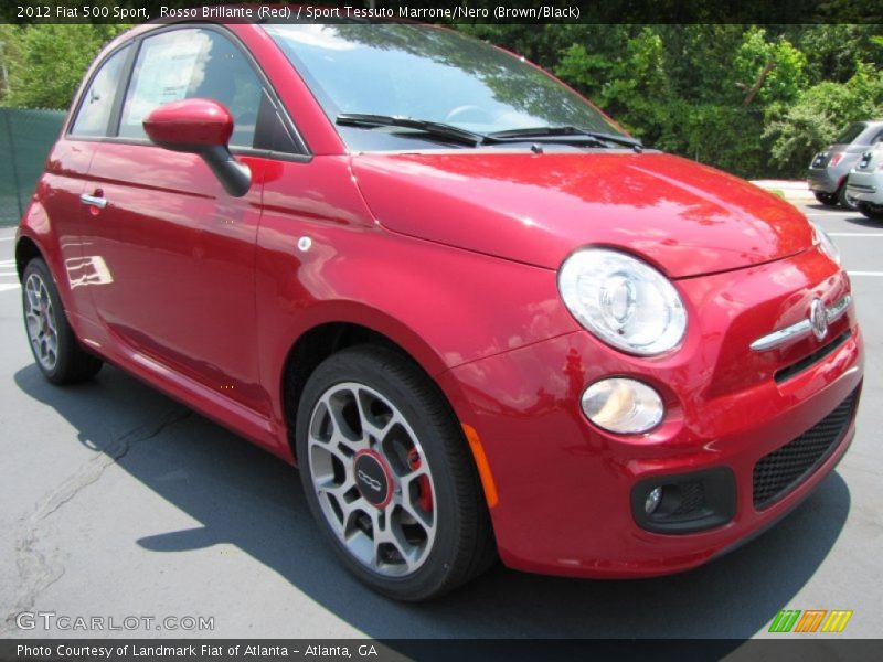 Front 3/4 View of 2012 500 Sport