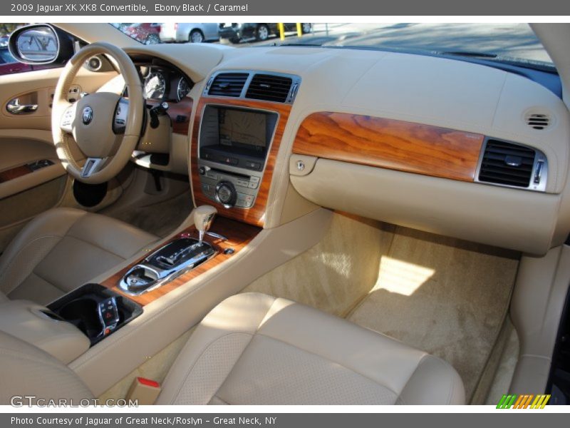 Ebony Black / Caramel 2009 Jaguar XK XK8 Convertible