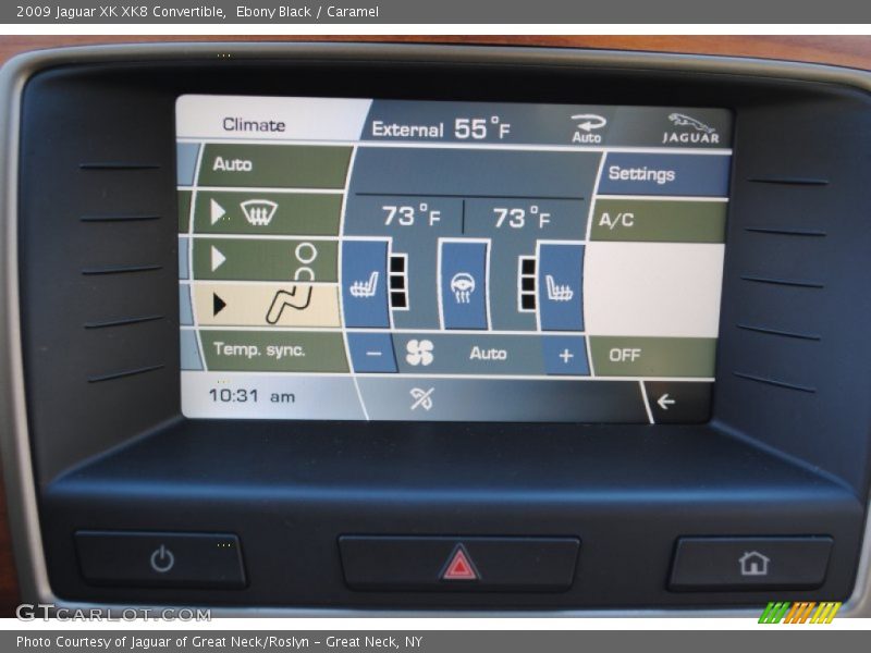 Ebony Black / Caramel 2009 Jaguar XK XK8 Convertible