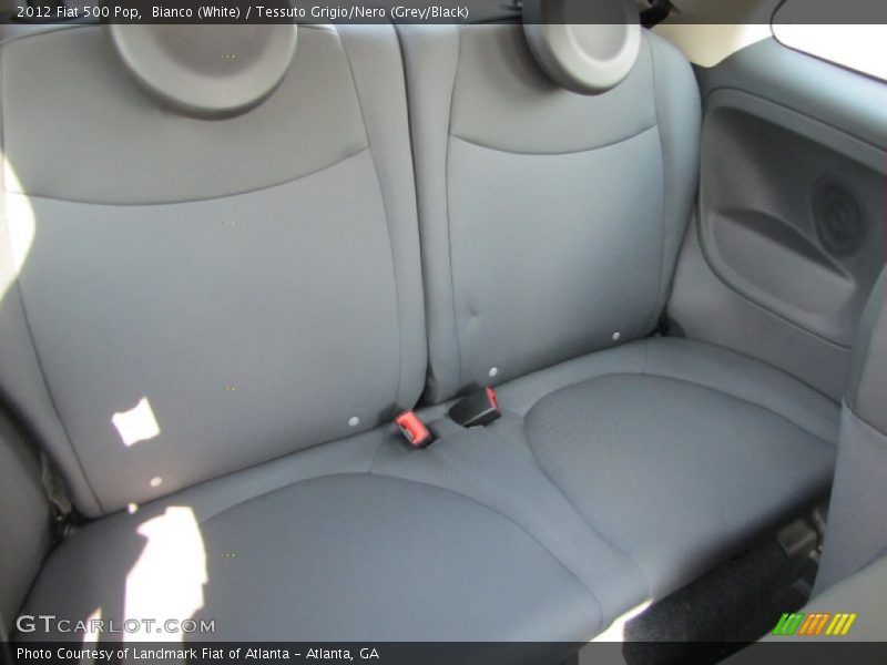 2012 500 Pop Tessuto Grigio/Nero (Grey/Black) Interior