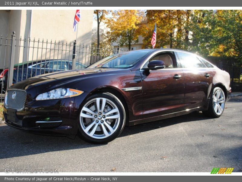 Caviar Metallic / Ivory/Truffle 2011 Jaguar XJ XJL