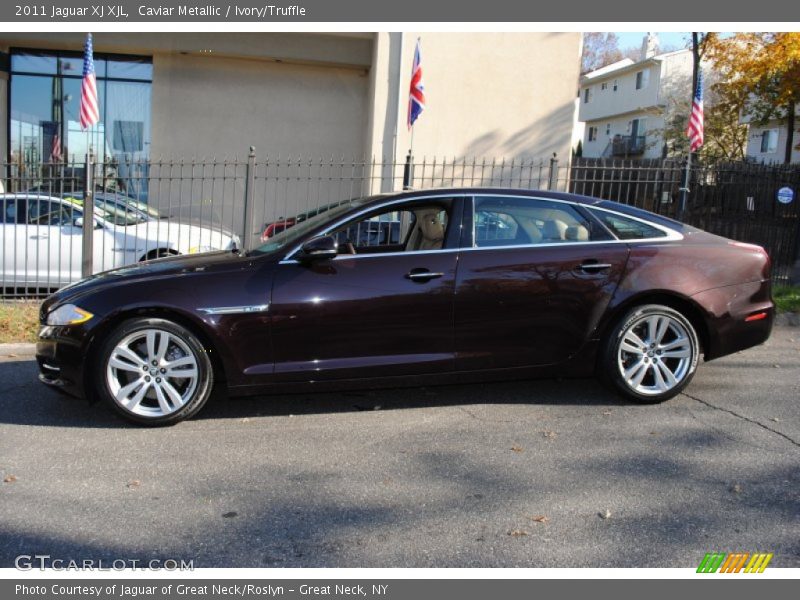 Caviar Metallic / Ivory/Truffle 2011 Jaguar XJ XJL