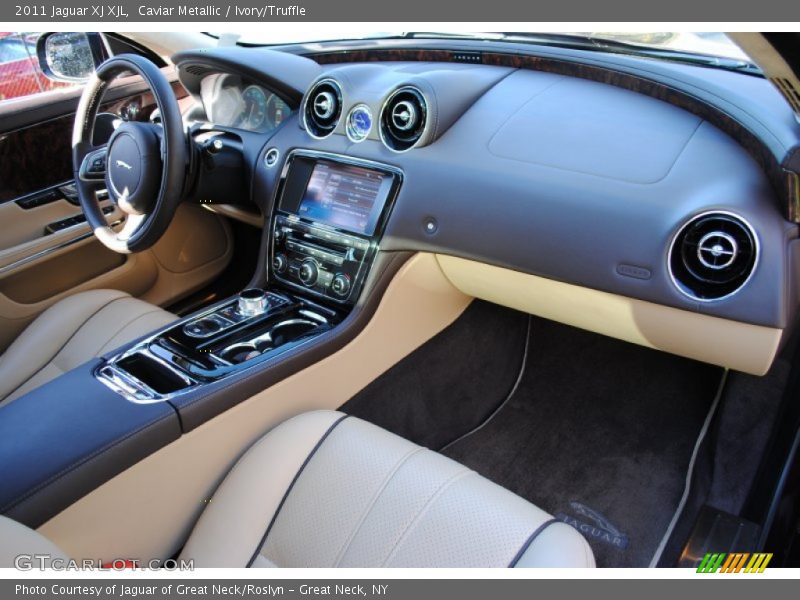 Caviar Metallic / Ivory/Truffle 2011 Jaguar XJ XJL