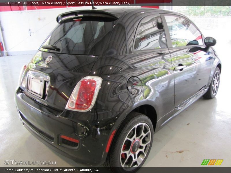 Nero (Black) / Sport Tessuto Nero/Nero (Black/Black) 2012 Fiat 500 Sport