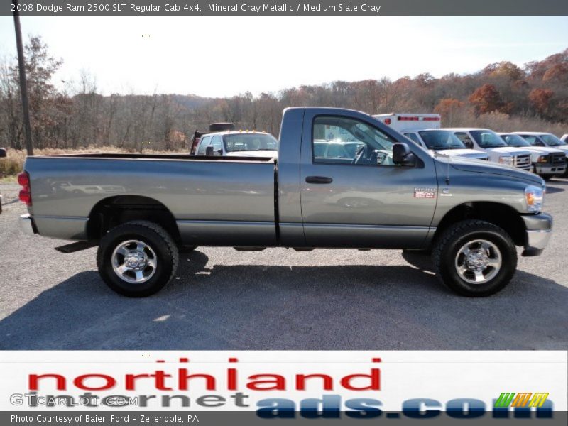 Mineral Gray Metallic / Medium Slate Gray 2008 Dodge Ram 2500 SLT Regular Cab 4x4