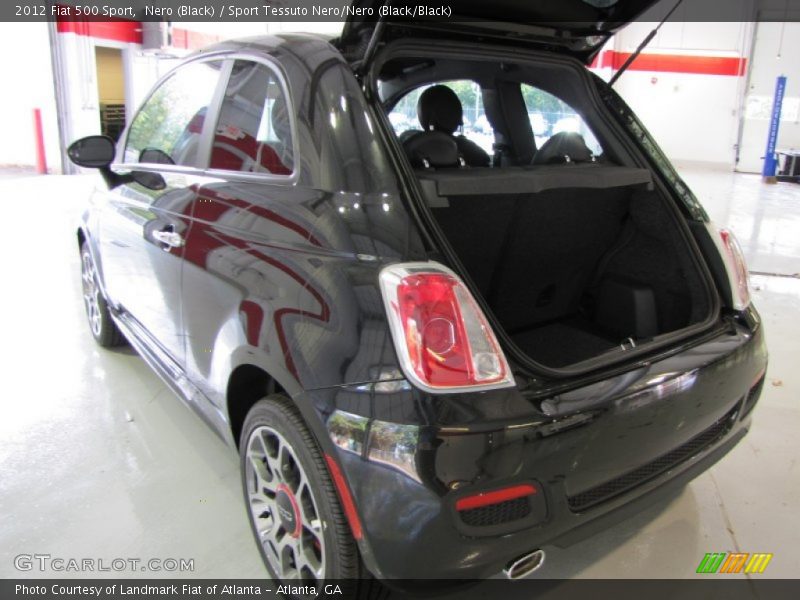 Nero (Black) / Sport Tessuto Nero/Nero (Black/Black) 2012 Fiat 500 Sport