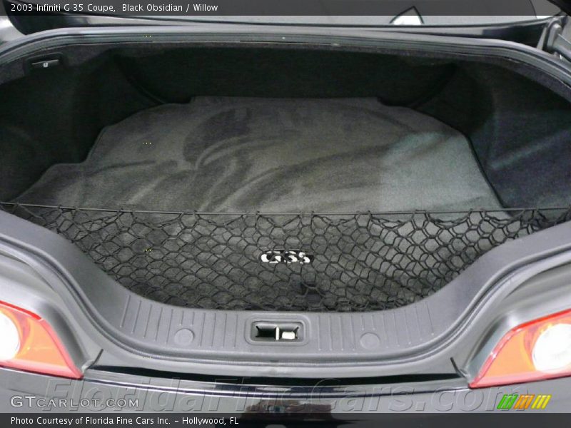Black Obsidian / Willow 2003 Infiniti G 35 Coupe