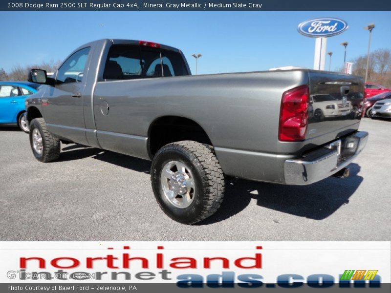 Mineral Gray Metallic / Medium Slate Gray 2008 Dodge Ram 2500 SLT Regular Cab 4x4