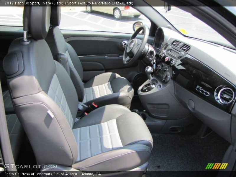  2012 500 Sport Sport Tessuto Nero/Nero (Black/Black) Interior