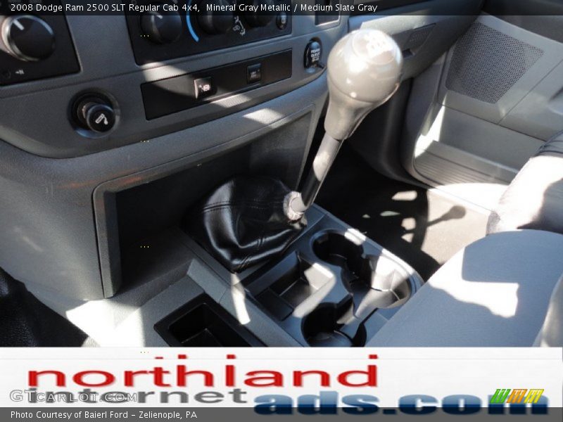 Mineral Gray Metallic / Medium Slate Gray 2008 Dodge Ram 2500 SLT Regular Cab 4x4