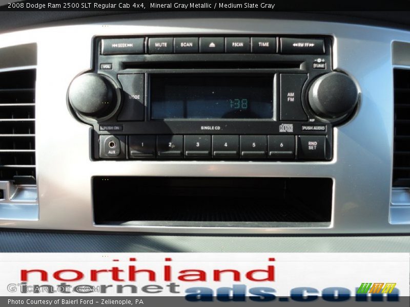 Mineral Gray Metallic / Medium Slate Gray 2008 Dodge Ram 2500 SLT Regular Cab 4x4