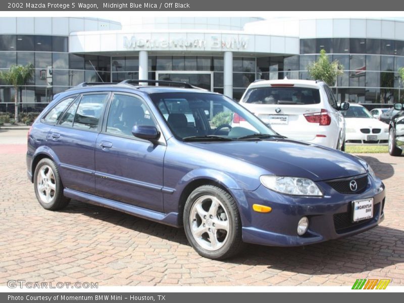 Midnight Blue Mica / Off Black 2002 Mazda Protege 5 Wagon