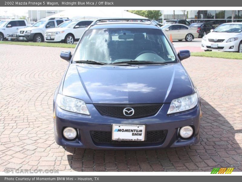 Midnight Blue Mica / Off Black 2002 Mazda Protege 5 Wagon