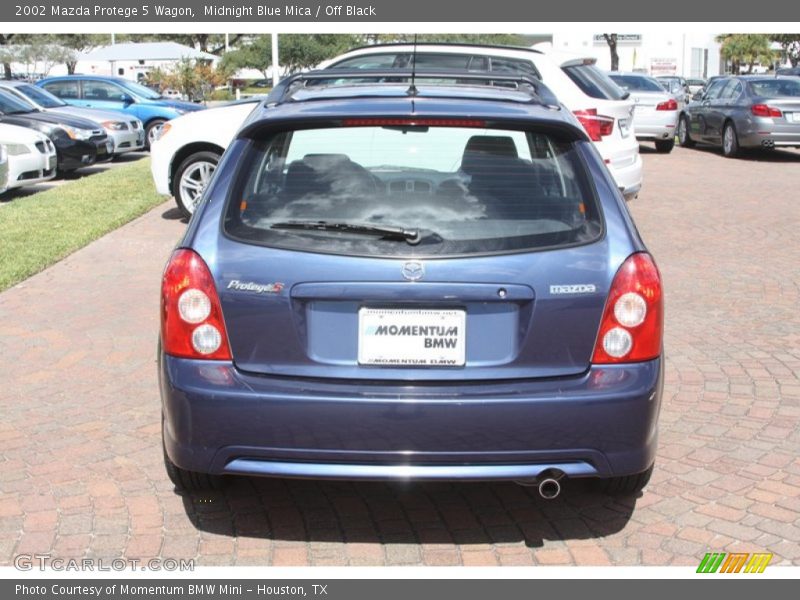 Midnight Blue Mica / Off Black 2002 Mazda Protege 5 Wagon