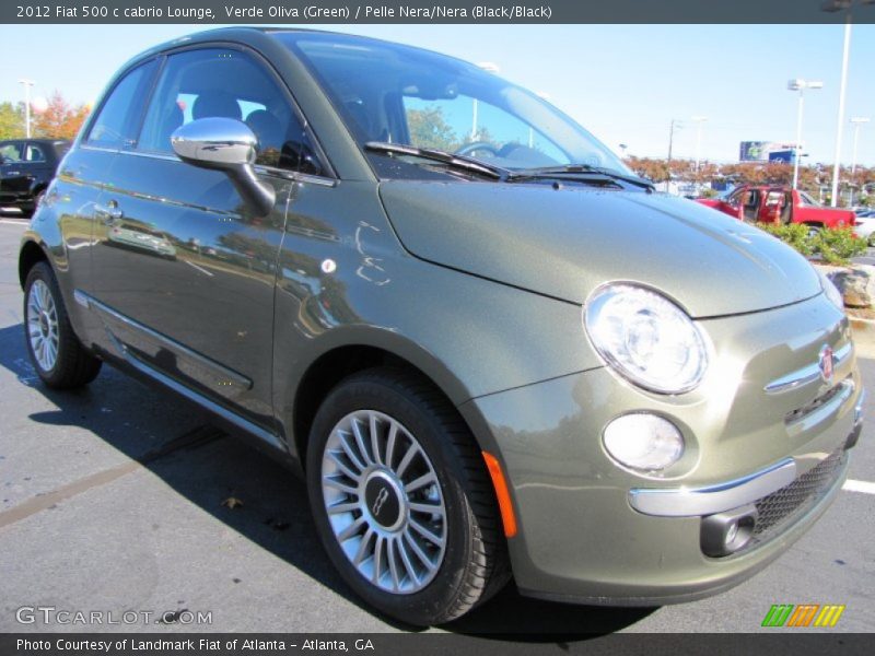 Front 3/4 View of 2012 500 c cabrio Lounge