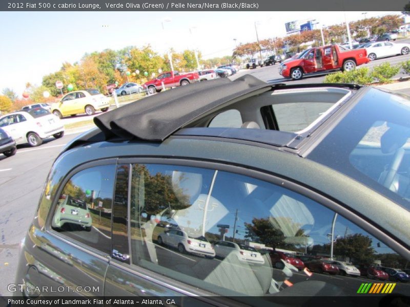 Sunroof of 2012 500 c cabrio Lounge