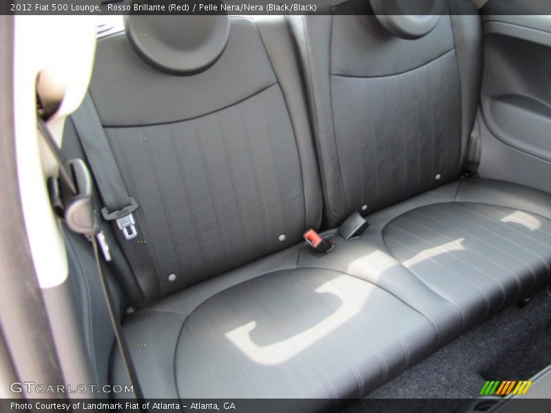  2012 500 Lounge Pelle Nera/Nera (Black/Black) Interior