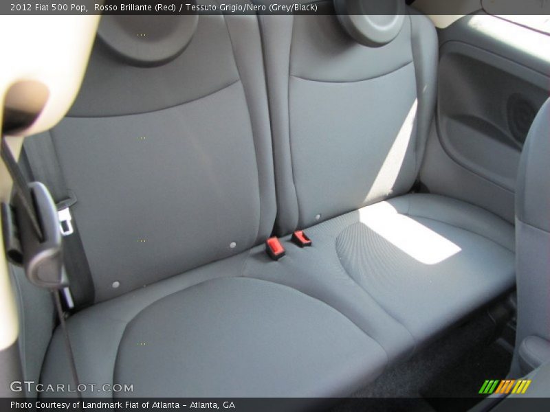  2012 500 Pop Tessuto Grigio/Nero (Grey/Black) Interior