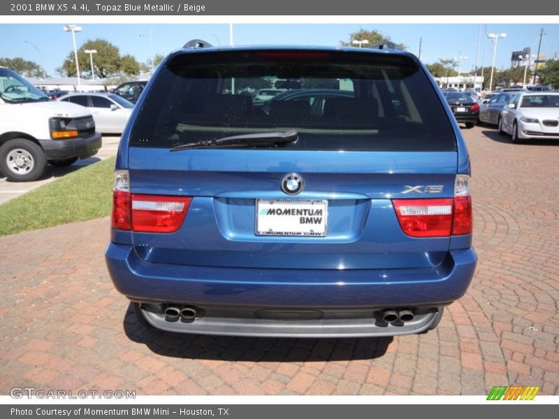 Topaz Blue Metallic / Beige 2001 BMW X5 4.4i