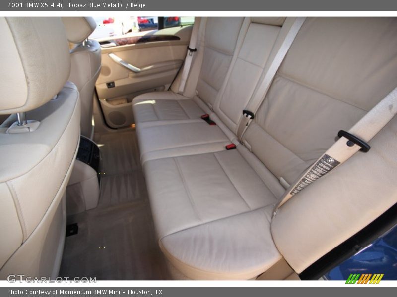 Topaz Blue Metallic / Beige 2001 BMW X5 4.4i